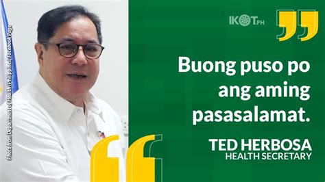 DOH THANKFUL FOR HIGH CITIZEN TRUST AND CONFIDENCE.